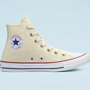 Cream High Top Chuck Taylor Converse NWOT
